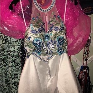 White homecoming dress